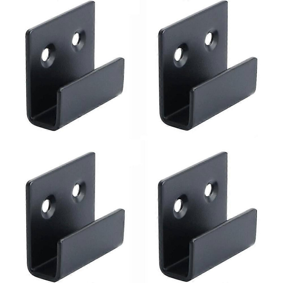 (As Show, One Size) Stainless Steel Rail Hooks Picture Hanging Mirror Clips Mirror Fixings Hanging Kits Heavy Duty Ceramic Tile Display Bracket(6Pcs) 5093216537021