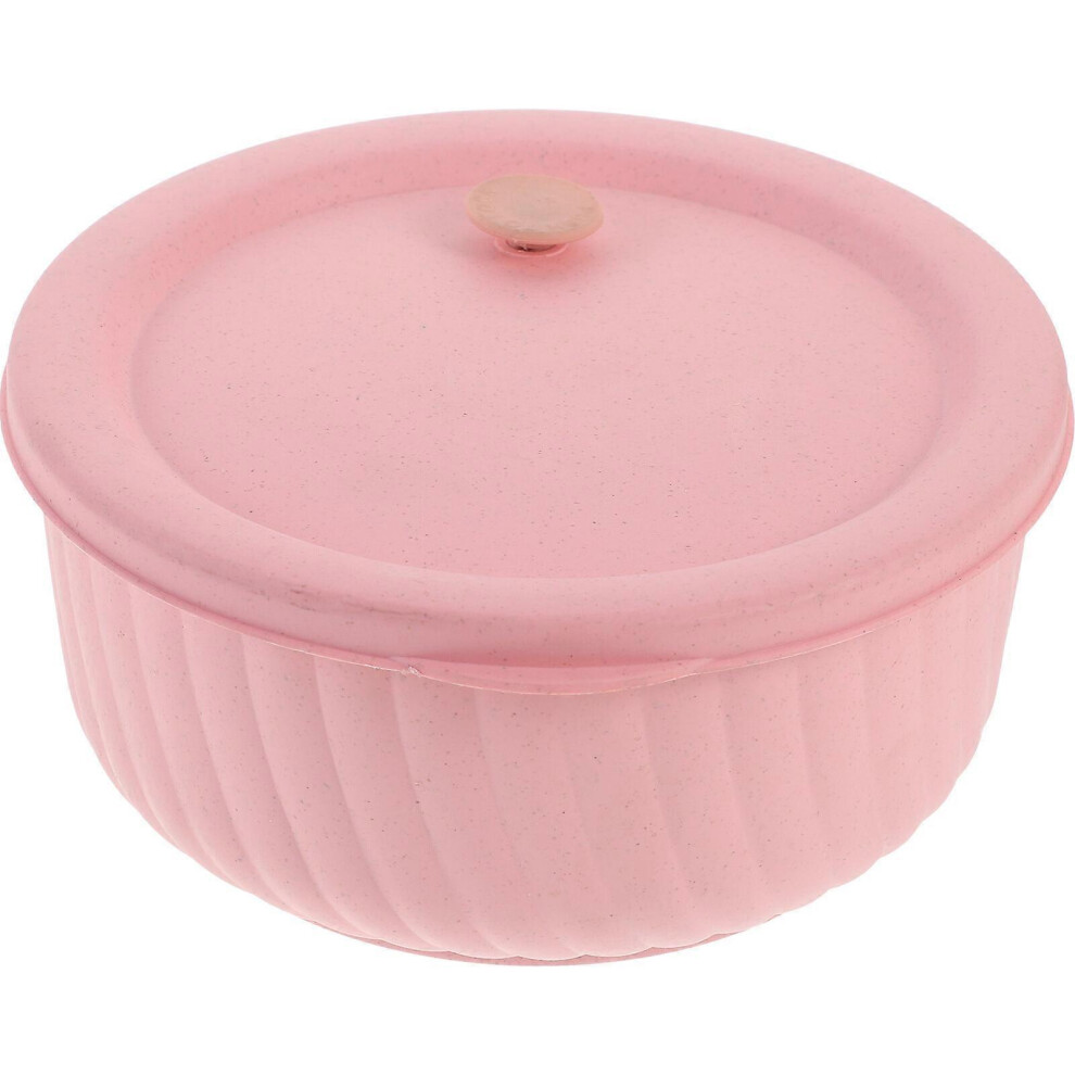 Kricely (, One Size) Office Lunch Box Bento Lunch Box Classroom Bento Box Salad Container Meal Prep Container Pink