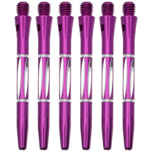(Purple, One size) 6pcs Dart Shafts Replacement Dart Shafts Metal Dart Shafts Outdoor Dart Stems Dart Shaft Stem