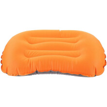 (Orange, One size) Inflatable Pillow for Outdoor Camping Ergonomic Inflating Pillow Ultralight Inflatable Camping Pillow