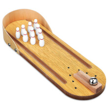 (As show, One size) 1 Set Mini Bowling Set Tabletop Bowling Game Mini Game Table Games For Kids Adults Indoor Party Games