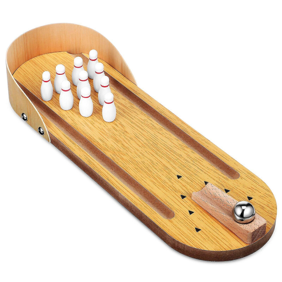 Photos - Other Toys  1 Set Mini Bowling Set Tabletop Bowling Game Mini Game Table Games For Kids Adults Indoor Party Games(As show, One size)