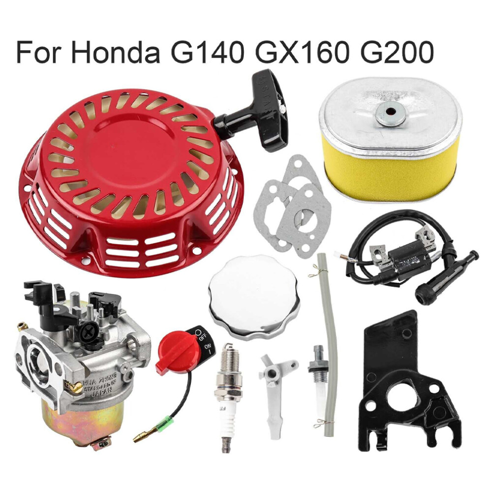 Carburetor Set Service Carburetor Plug Ignition Coil Recoil Gaskets For Honda Gx140 Gx160 Gx200 6935462397631