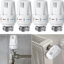 (4PCS, One size) Thermostatic Head Radiator Controller Thermostatic Head Heating Valve M30 x 1.5 LIJ