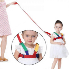 (As show, One size) Anti-Lost Band Baby Kid Child Safety Harness Anti Lost Strap Wrist Leash Walking Backpack For 1-10 Year Old Children Drops RHK
