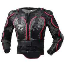 (M, One size) Full Body Armor Protective Jackets Street Motocross Protector With Back Protection Men TNX
