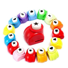 (As show, One size) Hole Punch Craft Set, 10 Pack Punch Shape Craft Punch Scrapbook Supplies Shape Punch Different Styles Randomly LBK