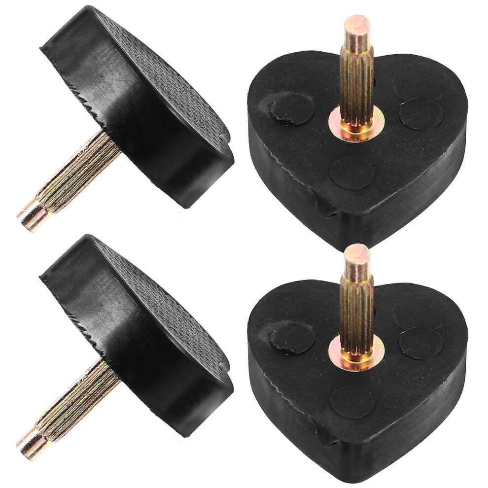 Kricely (2.00X2.00x2.00cm, One Size) 2 Pairs High Heel Shoe Repair Tips Replacement Heel Tips Women Heel Repair Caps