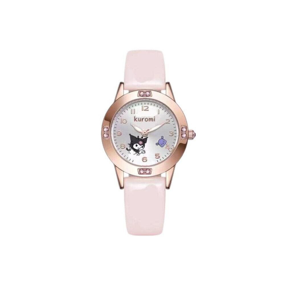 (Melody) Cartoon Sanrio Kids Watch Diamond Kuromi Hellokitty Melody Cinnamoroll Pink Girl-image-OPC-PG2XVBM-NEW