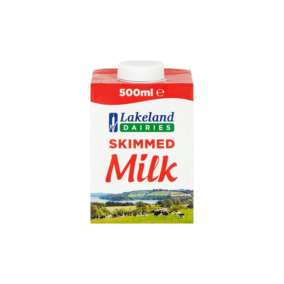 Lakeland Dairies Skimmed Milk 500ml (Case Of 12 X 500ml)