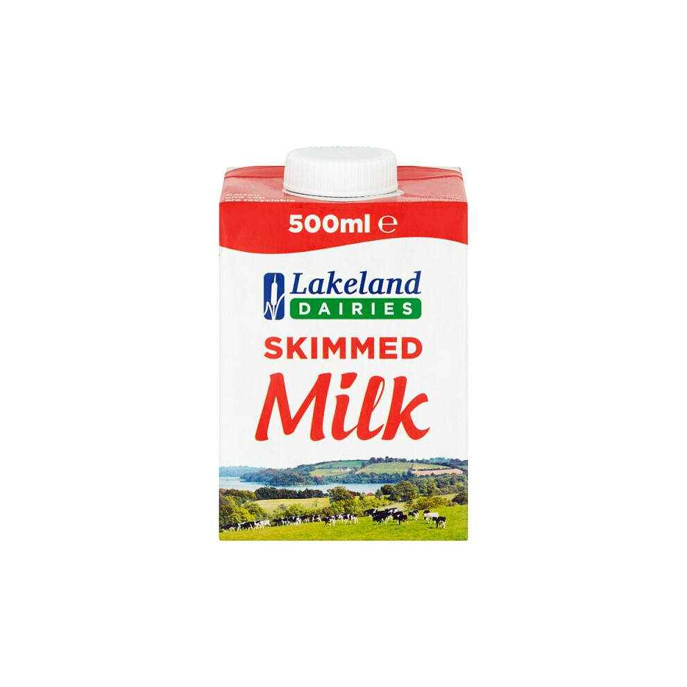 Lakeland Dairies Skimmed Milk 500Ml (Case Of 12 X 500Ml)