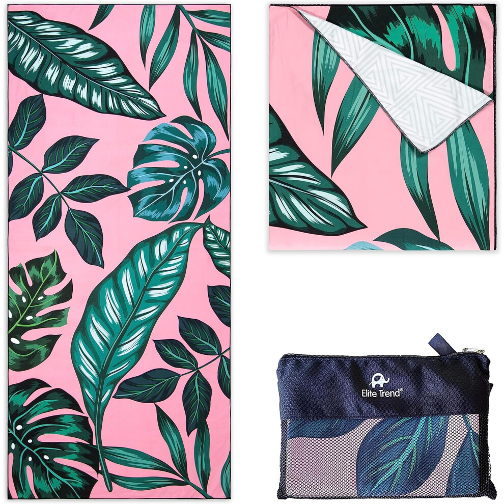 (La Fashion, Waffle Extra Large 78x35") Microfiber Beach Towel - Extra Large 78x35 Inch Sand Free Quick Dry Towel for Travel, Swimming, Camping â Li-image-OPC-PG2YF6W-NEW