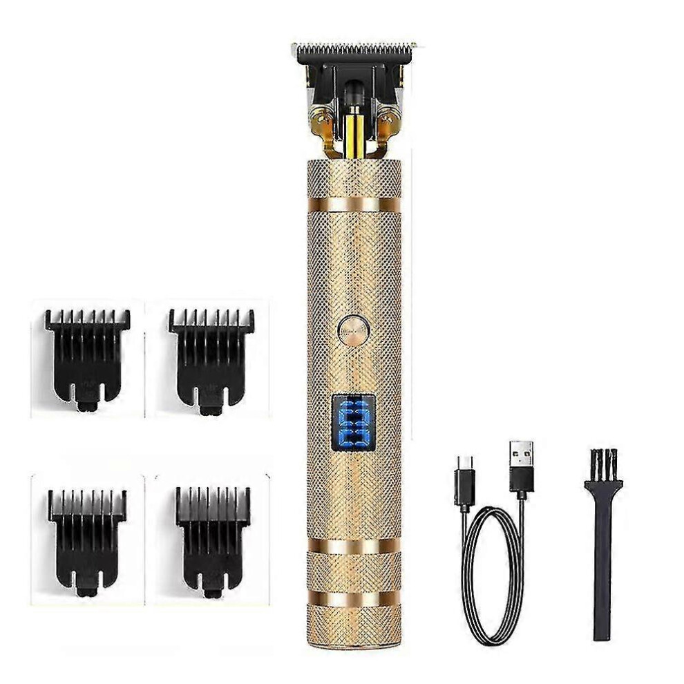 (style3, One size) Hair Clippers For Men, Professional Hair Trimmer Gapped Cordless Rechargeable Edger With Led Display-image-OPC-PG2YHG8-NEW