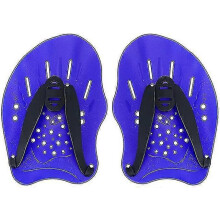 (blue, One size) Swim Paddles Hand, Swim Training Hand Paddles With Adjustable Straps