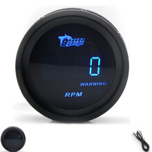 (RPM) 2" 52mm Car Digital Turbo Boost Gauge PSI BAR Water Temp Oil Temp Oil Pressure Gauge Voltmeter EGT Tachometer RPM gauge