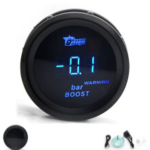 (BOOST BAR) 2" 52mm Car Digital Turbo Boost Gauge PSI BAR Water Temp Oil Temp Oil Pressure Gauge Voltmeter EGT Tachometer RPM gauge