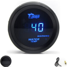 (WATER TEMP) 2" 52mm Car Digital Turbo Boost Gauge PSI BAR Water Temp Oil Temp Oil Pressure Gauge Voltmeter EGT Tachometer RPM gauge
