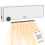 Homcom HOMCOM 1000W/2000W Wall Downflow Heater 10-49C Temperature, White 9