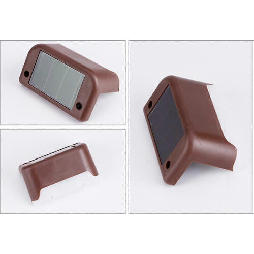 Solar Patio Step Lights 8 Pack Outdoor Solar Step Lights Waterproof 1