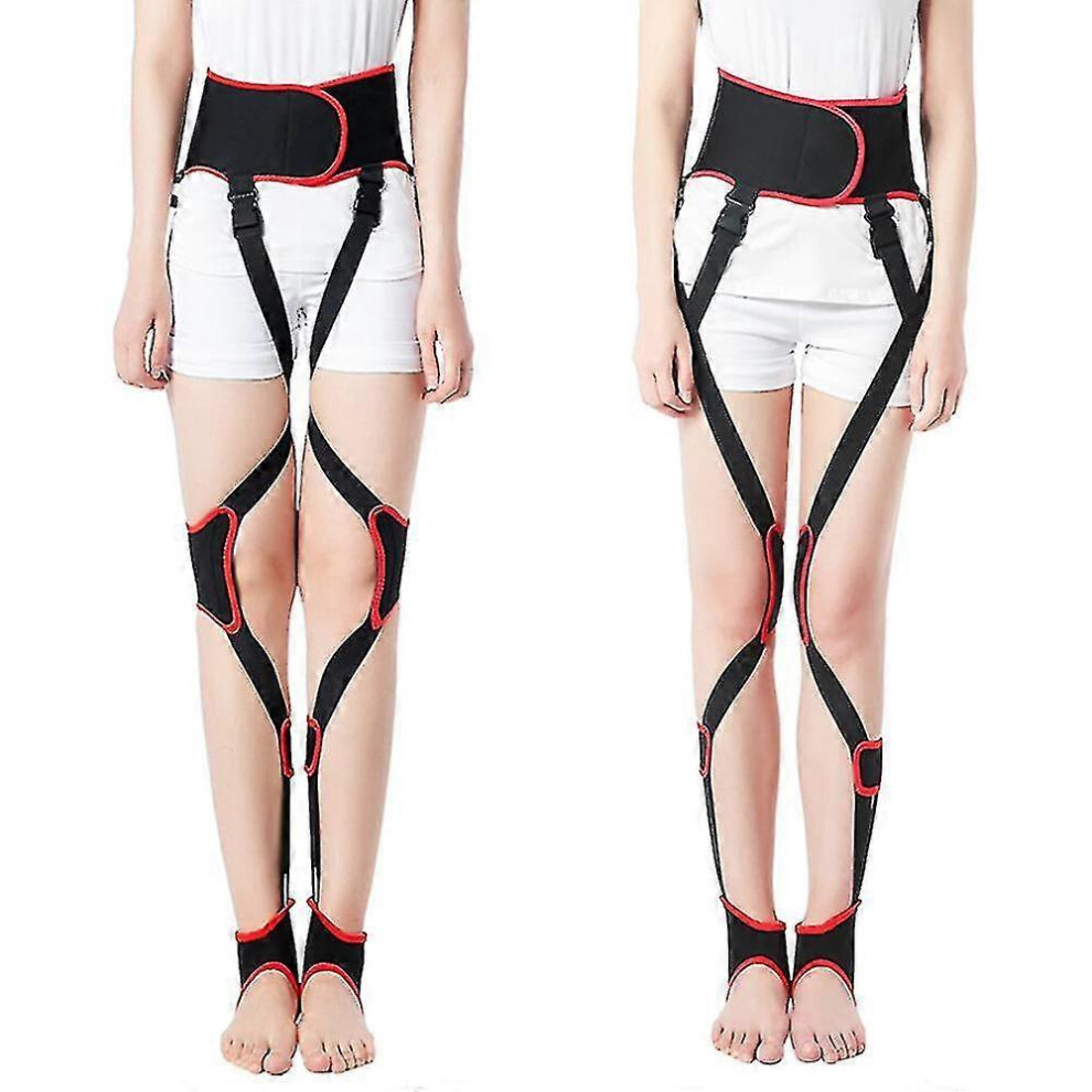 (L) Leg Shape Correction Band Belt Bowed Knee Valgum Straightening Posture Corrector