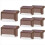 Solar Patio Step Lights 8 Pack Outdoor Solar Step Lights Waterproof 1