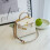(White) Kelly Bag Mini Crossbody Bag 2