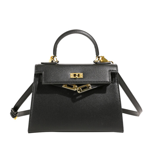 (Black) Kelly Bag Mini Crossbody Bag