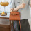 (Brown) Kelly Bag Mini Crossbody Bag 2