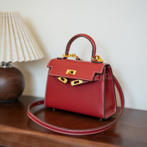 (Red) Kelly Bag Mini Crossbody Bag 1