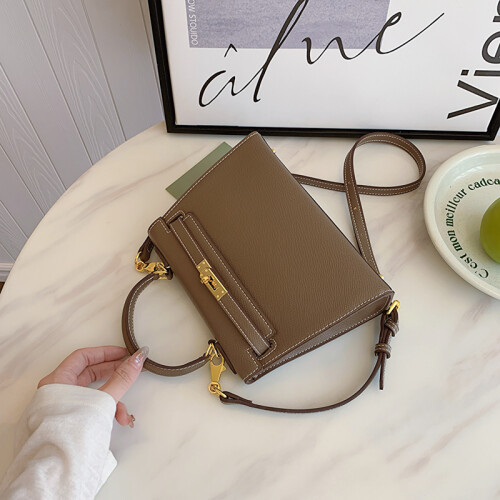 (Elephant grey) Kelly Bag Mini Crossbody Bag 2