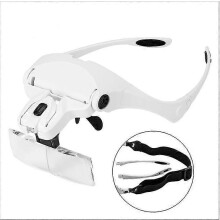 Loupes avec Lumière Bandeau Mains Libres Loupes avec 2 Lumières Led Starlight