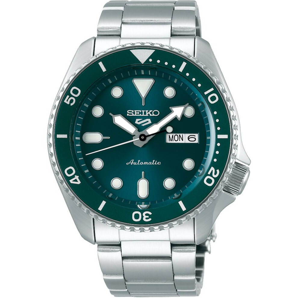 Seiko 5 Sports Srpd61k1 Green Dial Automatic Men's Watch