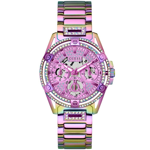 Guess Guess Dames Iriserend Multi-Function Horloge GW0464L4 1