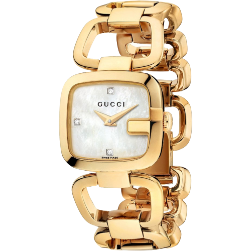 Gucci YA125513 G-Gucci Perlmutt Damenuhr