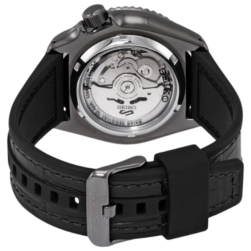 Seiko Seiko 5 Sports SRPD65K3 Ανδρικό ρολόι με μαύρο καντράν και αυτόματο ρολόι 2