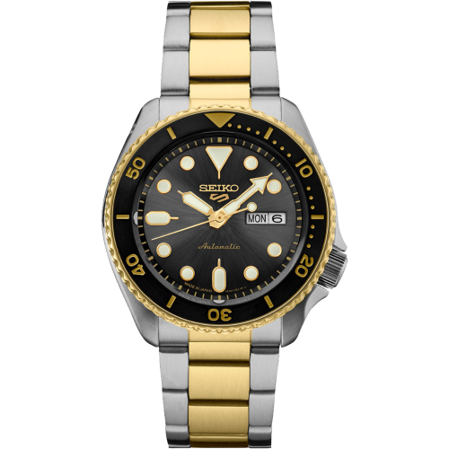 Seiko Seiko 5 Sports SRPK22 Αυτόματο ανδρικό ρολόι με ανθρακί καντράν 1