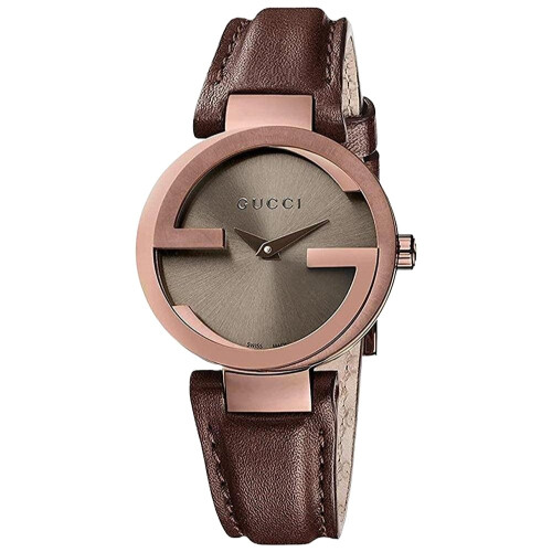 GUCCI Gucci YA133504 Interlocking Brown Dial Ladies Watch