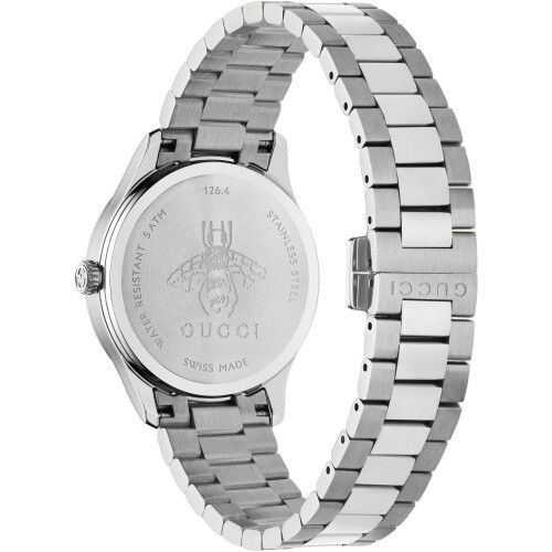 GUCCI Gucci YA1265034 G-Timeless μαύρο καντράν γυναικείο ρολόι 2