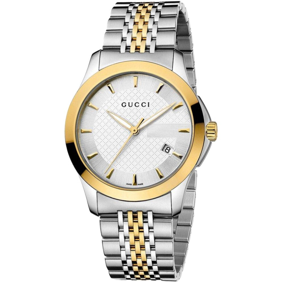 Gucci YA126409 G-Timeless Two-Tone Men's Watch