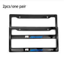 (6) 1 Pair(2pcs) JDM Racing Style USA Standard ABS Car License Plate Frame For Tofu Akina Fake Taxi Spoon Hokkaido Decoration Auto