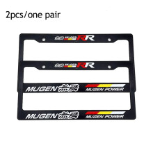 (7) 1 Pair(2pcs) JDM Racing Style USA Standard ABS Car License Plate Frame For Tofu Akina Fake Taxi Spoon Hokkaido Decoration Auto