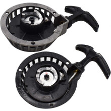 (As show, One size) Easy Pull Starter,Tianer 2 Pieces Mini Alloy Pull Starter Recoil Starter Pull Start Recoil Starter Easy Pull for 2 Stroke
