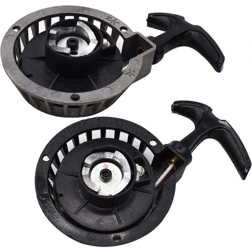 (As show, One size) Easy Pull Starter,Tianer 2 Pieces Mini Alloy Pull Starter Recoil Starter Pull Start Recoil Starter Easy Pull for 2 Stroke