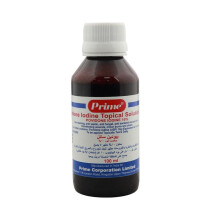 Prime Povidone Iodine Topical long-lasting Solution | Antiseptic & Wound Care | Infection Prevention - 100mL