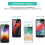 4-Pack 4.7-Inch Tempered Glass Screen Protector For iPhone SE 3/2, 6s/6, 7/8 3