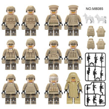 Children's Anti-terrorism Force Swat Minifigure Model Army Fan Doll Colorful Event Weapon Piece Shield Building Block Toy