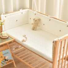 (240cm, B) Cot Bumper Breathable Crib Bumper Baby Cot Liners Cot Bumpers For Cot Bed Padded Cot Bumper Cotbed Bumper For One Side Baby Cot Crib Rail Cover