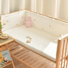 (240cm, E) Cot Bumper Breathable Crib Bumper Baby Cot Liners Cot Bumpers For Cot Bed Padded Cot Bumper Cotbed Bumper For One Side Baby Cot Crib Rail Cover