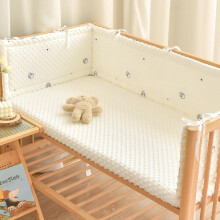 (240cm, F) Cot Bumper Breathable Crib Bumper Baby Cot Liners Cot Bumpers For Cot Bed Padded Cot Bumper Cotbed Bumper For One Side Baby Cot Crib Rail Cover