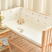 (240cm, M) Cot Bumper Breathable Crib Bumper Baby Cot Liners Cot Bumpers For Cot Bed Padded Cot Bumper Cotbed Bumper For One Side Baby Cot Crib Rail Cover